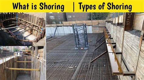 Shoring in Construction | Types of Shoring and their Uses