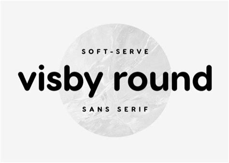 Visby Round Font Family - Fontspace.io