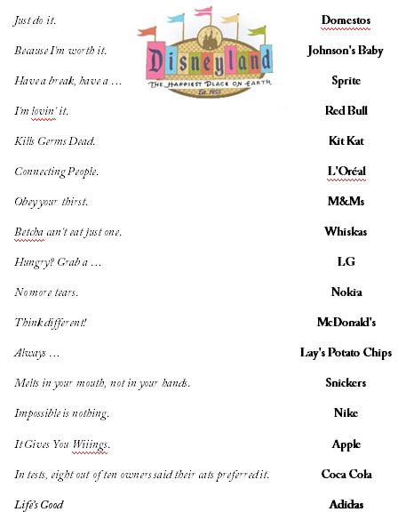 32 Advertising Slogans Worksheet Answers - support worksheet