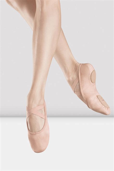 Ladies Pro Elastic Canvas Ballet Shoes, Black | BLOCH USA