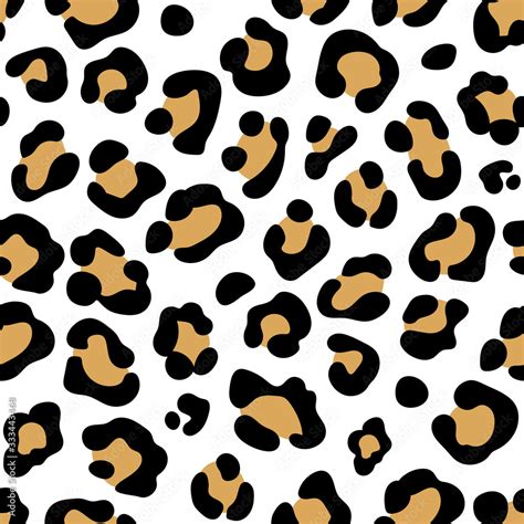 Leopard print. Seamless leopard pattern. Leopard spots. Abstract animal ...