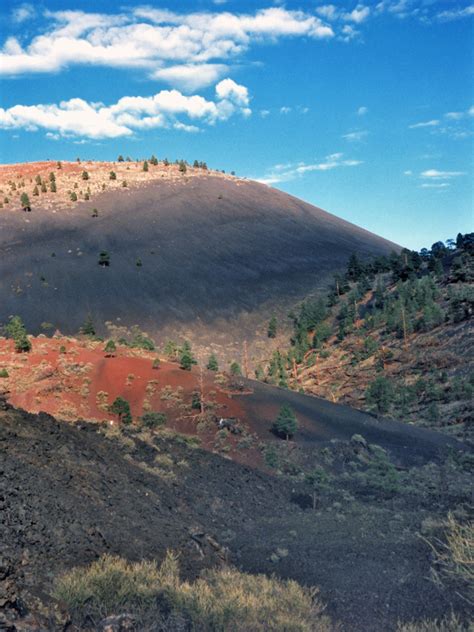 Clouds above the crater: Sunset Crater Volcano National Monument, Arizona