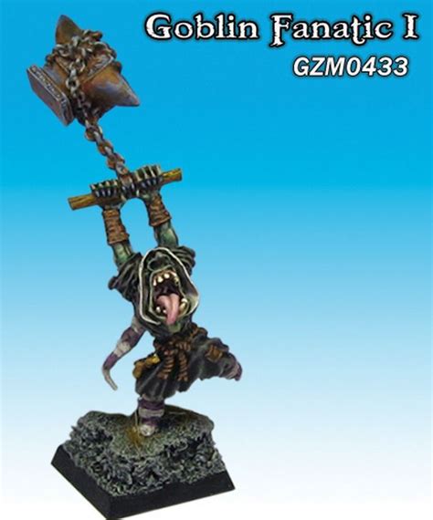 Warhammer Fantasy Battle Tabletop Gaming: Goblin Fanatic by Gamezone Miniatures