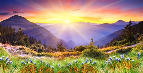 Sunset in the Mountains jigsaw puzzle in Great Sightings puzzles on TheJigsawPuzzles.com (#6626932)