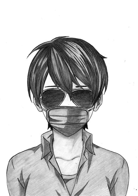 Draw Anime Boy With Mask | Realistic Anime Drawing | Flickr