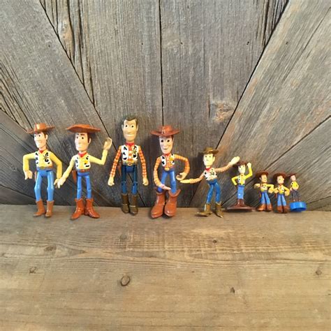 Toy Story Woody Action Figures Vintage Toys plastic Cowboy - Etsy