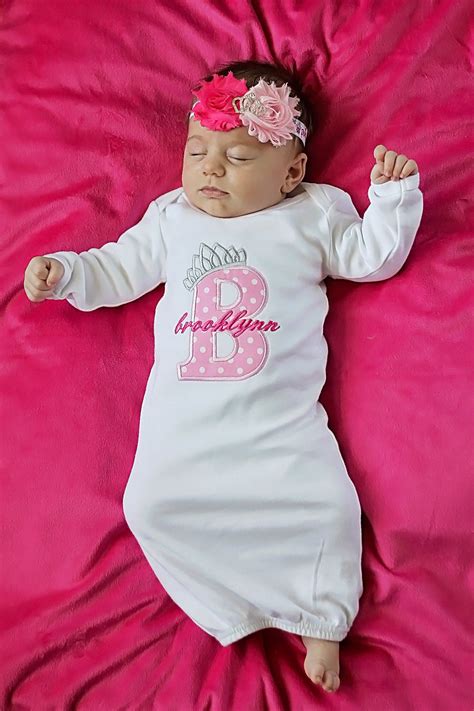 Baby Girl Clothes Newborn Girl Coming Home Outfit Personalized | Etsy