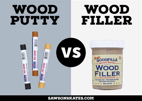 Wood Putty vs Wood Filler (Which to Use & Why) | Saws on Skates®