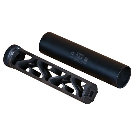 12119 - Gemtech GMT-300BLK Direct Thread Rifle Suppressor - 5/8x24 ...