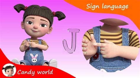 Sign language|BSL alphabet song|animation for kids|Deaf animation ...