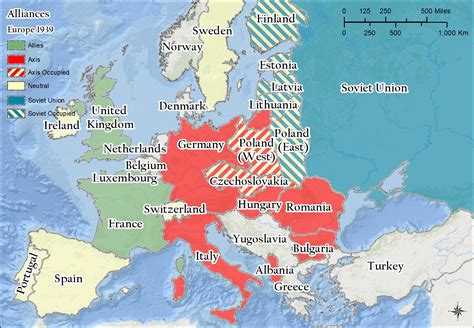 Europe Map Before World War 2