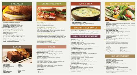 Menu at Au Bon Pain cafe, Pembroke Pines, 703 N Flamingo Rd