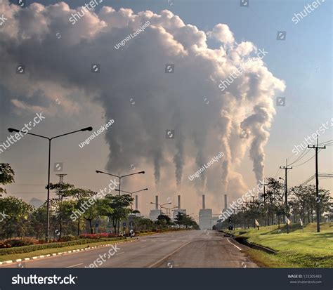 Smoke Coal Power Plant Industry Pollution Stock Photo 123205483 - Shutterstock