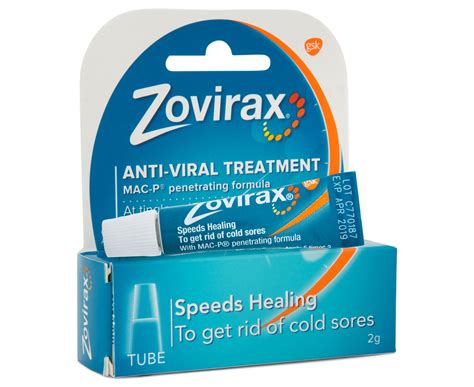 Zovirax Anti-Viral Cold Sore Treatment 2g | GroceryRun.com.au