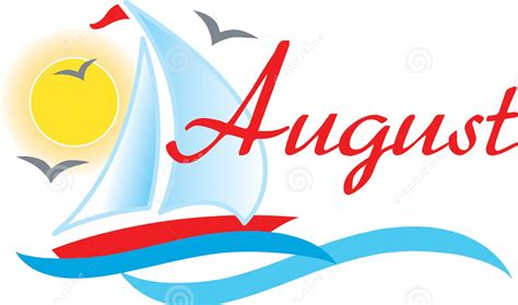 August Calendar Art