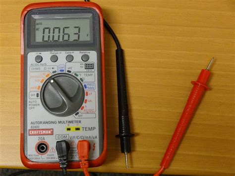 Craftsman 82040 Autoranging Multimeter Manual - pkrom