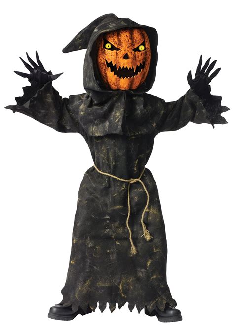 Scary Eyed Pumpkin Costume for Kids