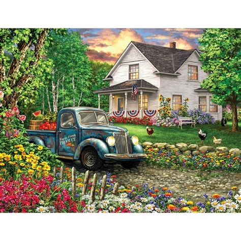 Springbok 500 Piece Jigsaw Puzzle Simpler Times - Made in USA - Walmart.com - Walmart.com