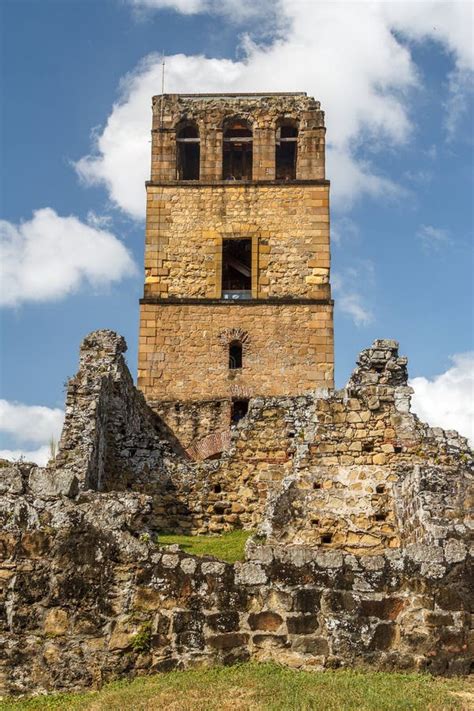 Ruins of Panama Viejo, UNESCO World Heritage Site Stock Photo - Image of construction, ruins ...