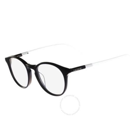 Lacoste Unisex Black Round Eyeglass Frames L275000149 886895229401 - Eyeglasses - Jomashop