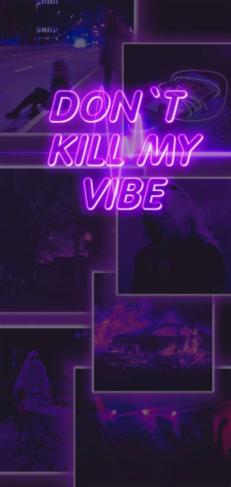 Download Black And Purple Aesthetic Vibe Wallpaper | Wallpapers.com