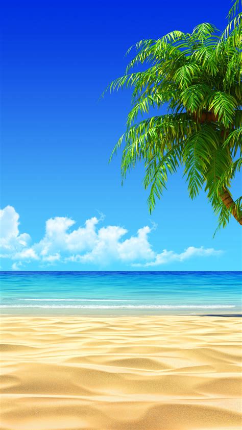 HD Beach iPhone Wallpapers Free Download