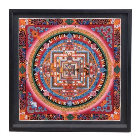 Tibetan Buddhist Mandala Thangka Painting in United States