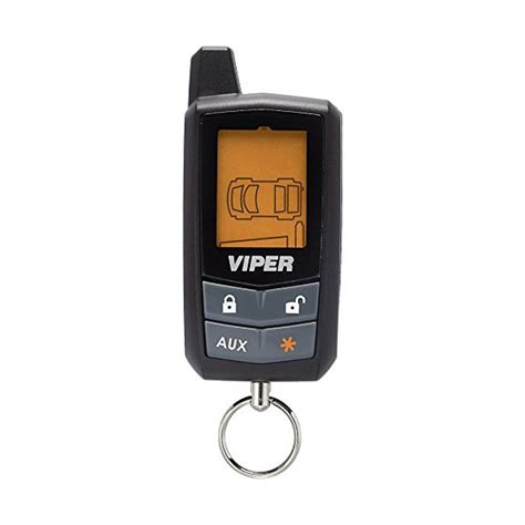 Viper 7345V 4-Button 2-Way LCD Replacement Remote Compatible with Viper 350 Security System at ...