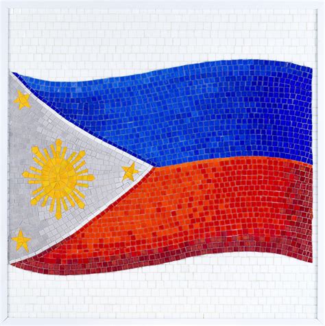 Philippine Flag Mosaic Art - Mozzaico | Leading Tile and Mosaic Company ...