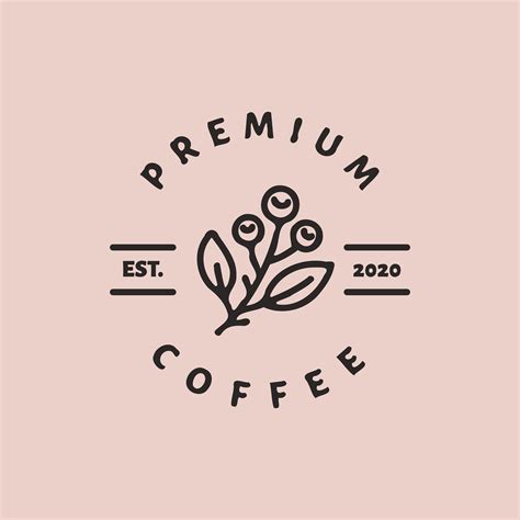 coffee shop logo template vector for premium coffee business. By Imaginicon | TheHungryJPEG