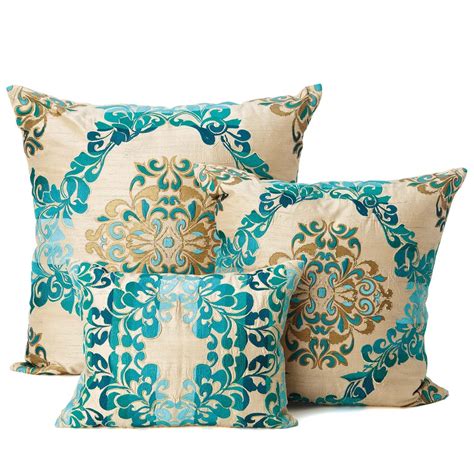 Teal And Gold Throw Pillows | Twin Bedding Sets 2020