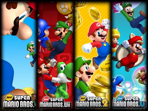 All New Super Mario Bros. Games Wallpaper 1024x768 by Baruch97 on DeviantArt