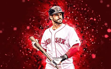 Download wallpapers JD Martinez, 4k, MLB, Boston Red Sox, outfielder ...