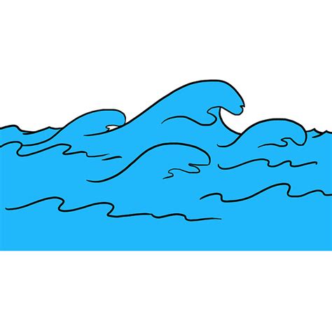 How to Draw Waves- Really Easy Drawing Tutorial