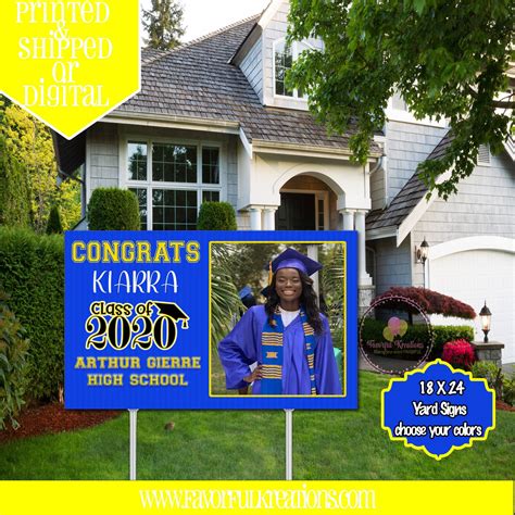 Graduation Yard Sign Template