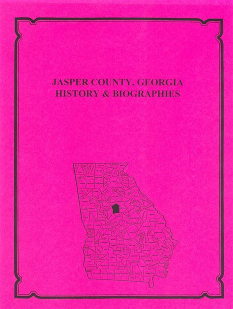 Jasper County, Georgia History and Biographies - Mountain Press and Southern Genealogy Books