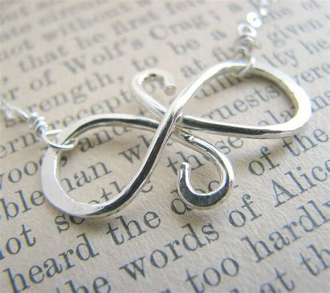 Eternal Love Sterling Silver Necklace Infinity Figure Eight 8