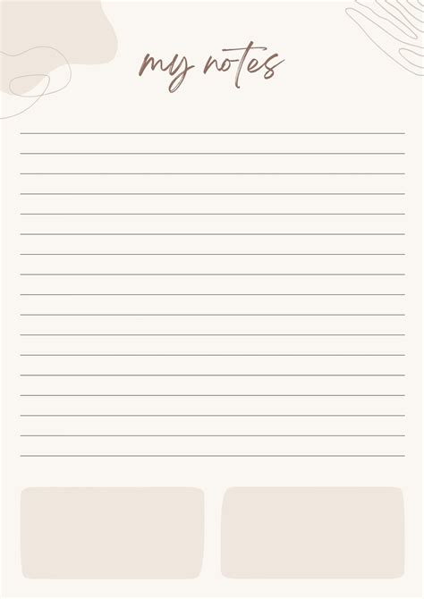 Free And Customizable Notes Templates, 41% OFF