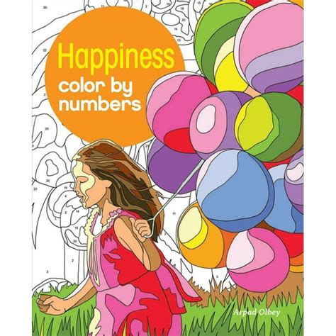 Arcturus Color by Numbers Collection: Happiness Color by Numbers (Paperback) - Walmart.com ...