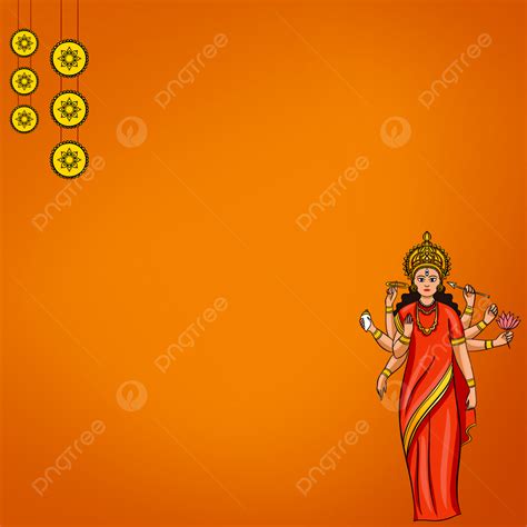 Cartoon Style Durga Puja Background, Puya Festival, Durga Puja, India Background Image And ...