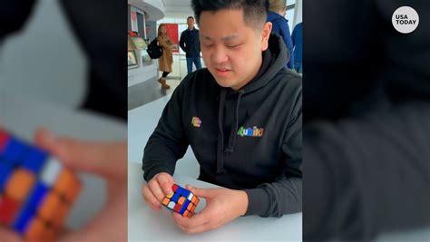 Rubik's Cube world record set in 3.13 seconds by Max Park: Watch