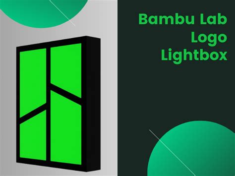 Bambu Lab Led LightBox Logo by Roket | Download free STL model | Printables.com