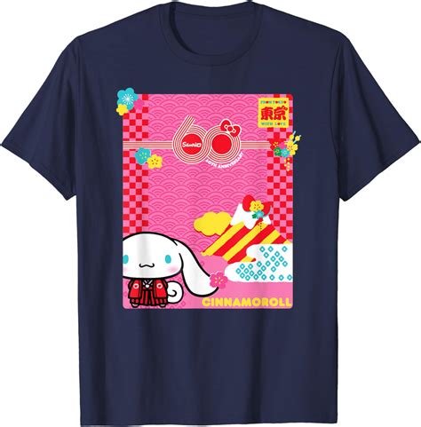 Amazon.com: Cinnamoroll Sanrio 60th T-Shirt : Clothing, Shoes & Jewelry