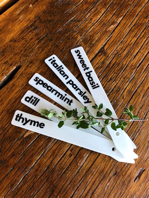 Garden Markers Garden Labels Herb Garden Labels Herb Stakes - Etsy