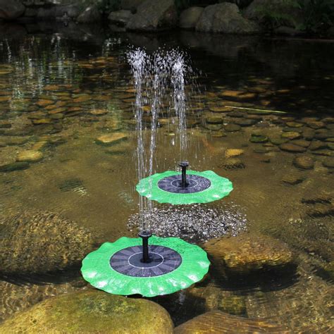 Solar Powered Pond Fountains