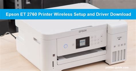 Epson ET 2760 Printer Wireless Setup and Driver Download