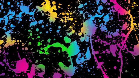 Paint Splatter Wallpapers | Neon painting, Painting wallpaper, Paint ...