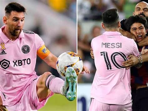 Soccer Superstar Lionel Messi Protected by Bodyguard in MLS Debut - Cross River Hub