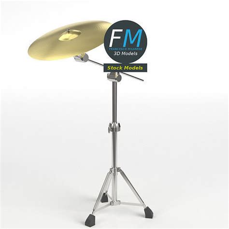 Crash cymbal 3D model | CGTrader