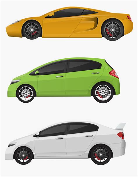 Clip Art Race Car Side View - Car Vector Side Png, Transparent Png , Transparent Png Image - PNGitem